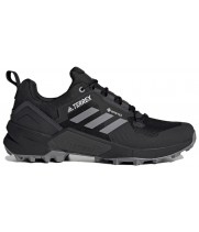 Кроссовки Adidas Terrex Swift R3 Gore-Tex черные с серым